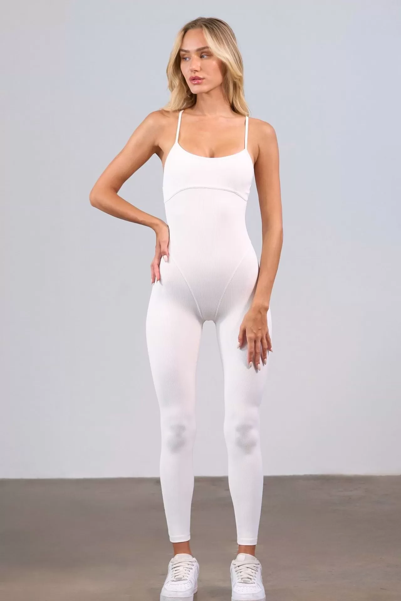 Flash Sale Kyra White - Onesie Activewear